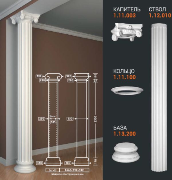 1.11.003 капитель Европласт