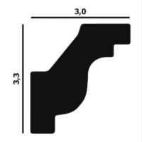 P51 карниз Перфект Plus