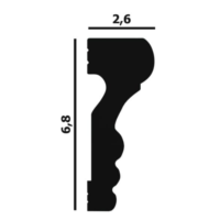 P55 молдинг Перфект Plus