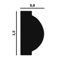 P52 молдинг Перфект Plus