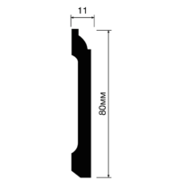 B80C напольный плинтус HiWood