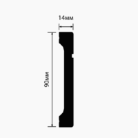 B90V1L напольный плинтус HiWood