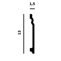 P158 плинтус Перфект Plus