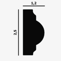 P35 гибкий молдинг Перфект Plus